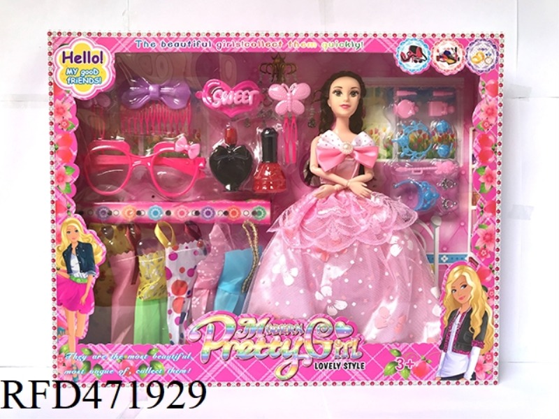 11 INCH 9 JOINT BIG FOOT BARBIE DOLL
