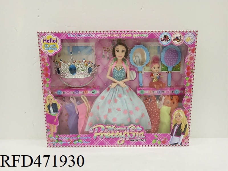 11 INCH 9 JOINT BIG FOOT BARBIE DOLL