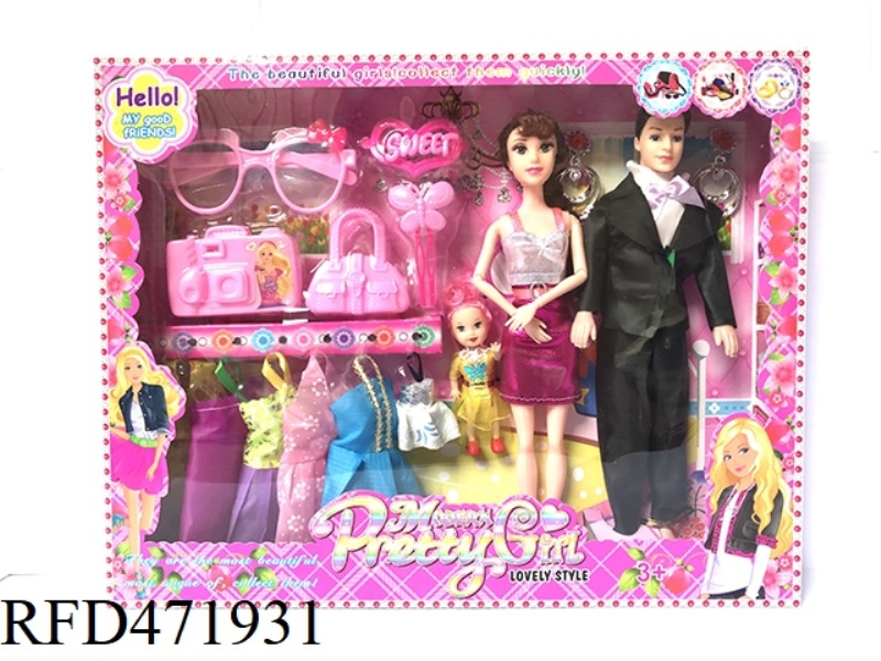 11 INCH 9 JOINT BIG FOOT BARBIE DOLL