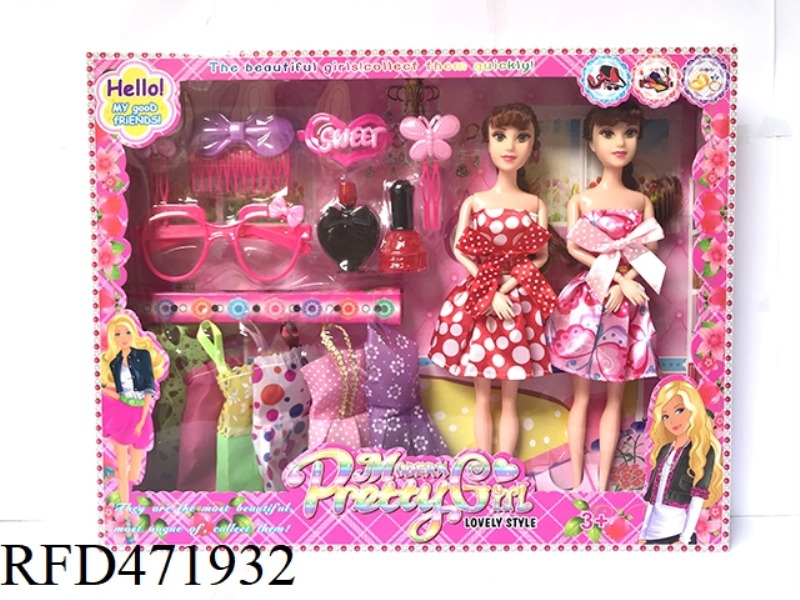 11 INCH 9 JOINT BIG FOOT BARBIE DOLL