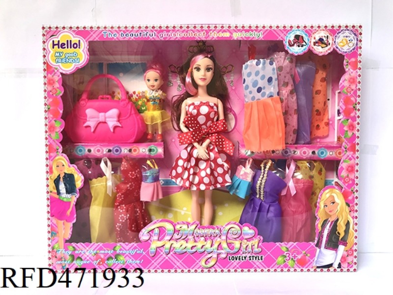 11 INCH 9 JOINT BIG FOOT BARBIE DOLL