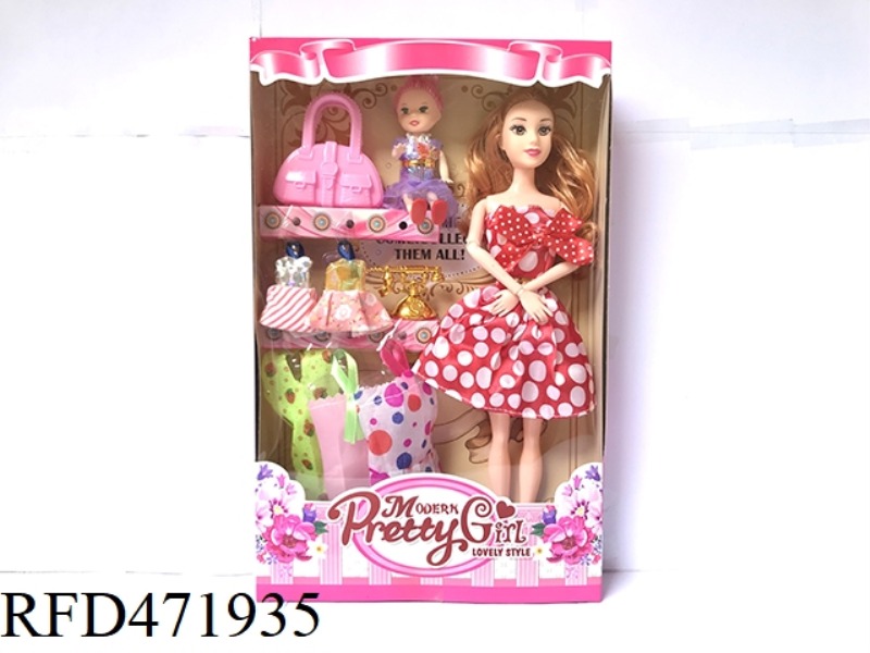 11 INCH 9 JOINT BIG FOOT BARBIE DOLL