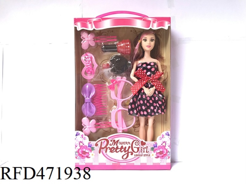 11 INCH 9 JOINT BIG FOOT BARBIE DOLL