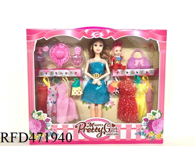 11 INCH 9 JOINT BIG FOOT BARBIE DOLL