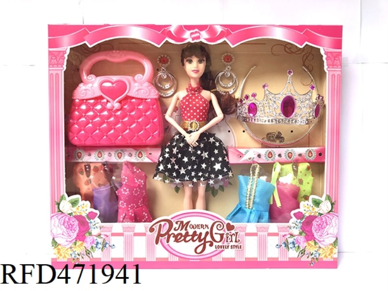 11 INCH 9 JOINT BIG FOOT BARBIE DOLL