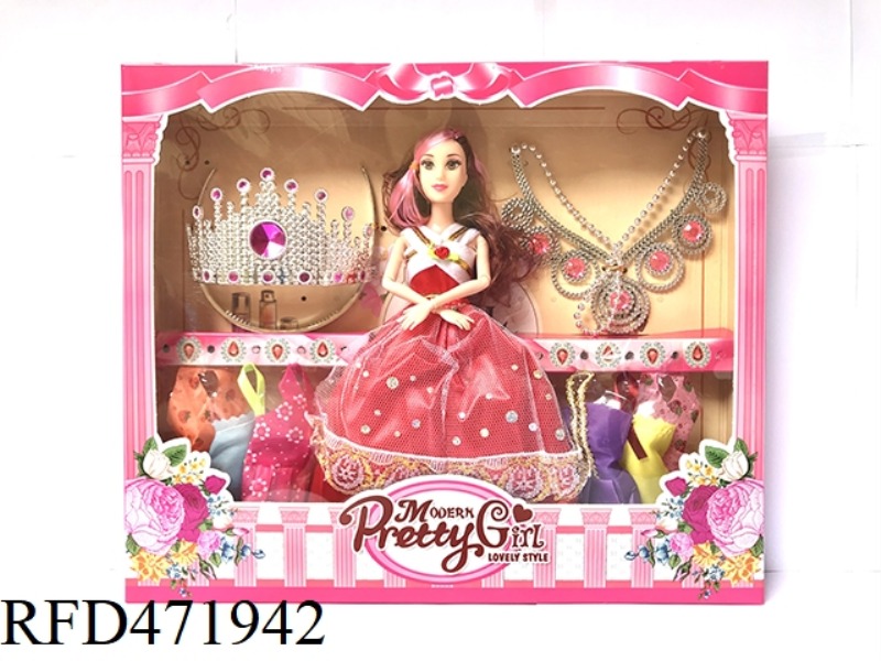 11 INCH 9 JOINT BIG FOOT BARBIE DOLL