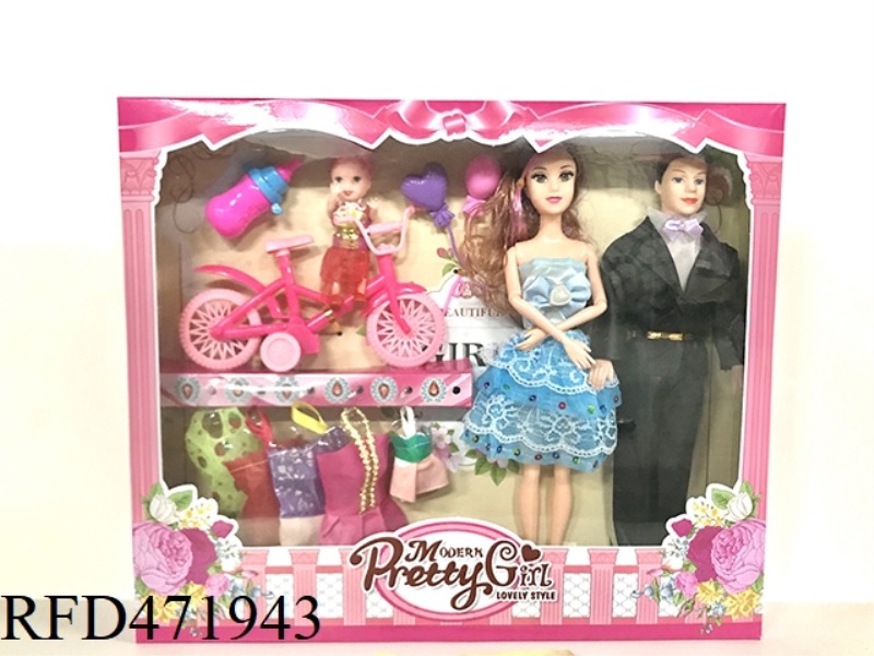 11 INCH 9 JOINT BIG FOOT BARBIE DOLL