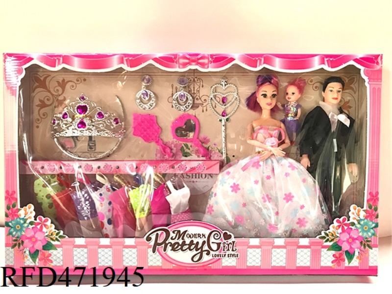 11 INCH 9 JOINT BIG FOOT BARBIE DOLL