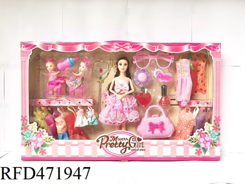 11 INCH 9 JOINT BIG FOOT BARBIE DOLL