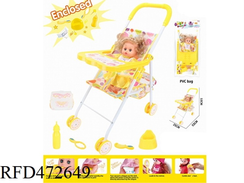 BABY IRON TROLLEY + 12