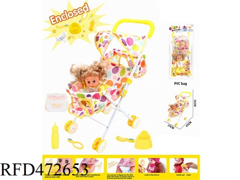 BABY IRON TROLLEY + 12