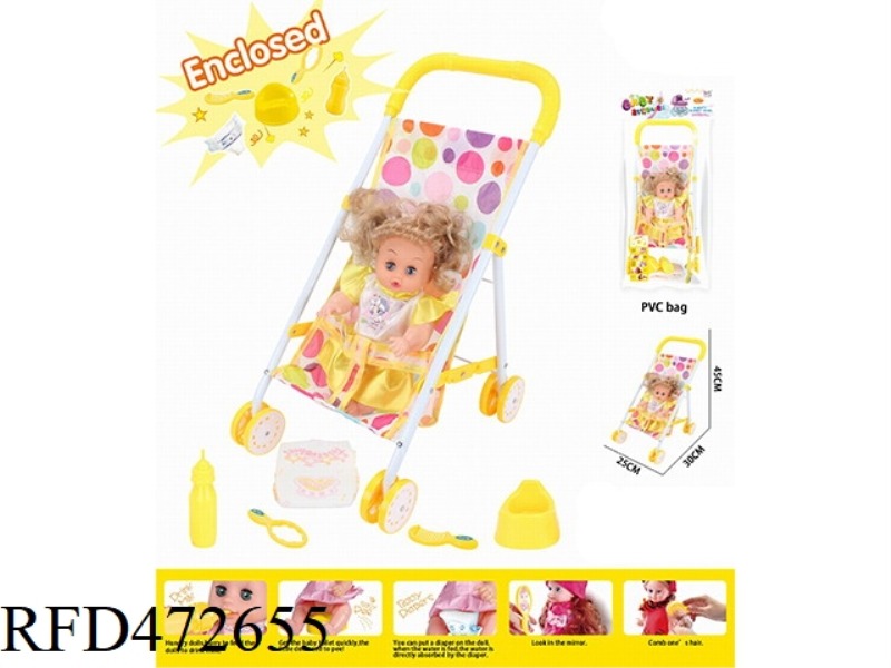 BABY IRON TROLLEY + 12