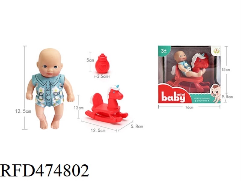 BOTTLE BLOWING BODY MINI DOLL