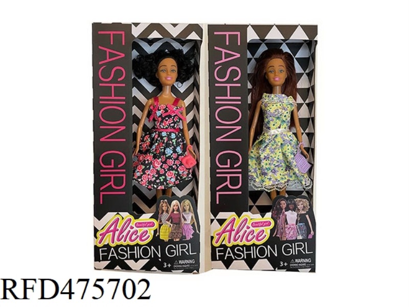 11.5 INCH LIVE HAND SOLID BODY BARBIE WITH SMALL ACCESSORIES 2 MIXED