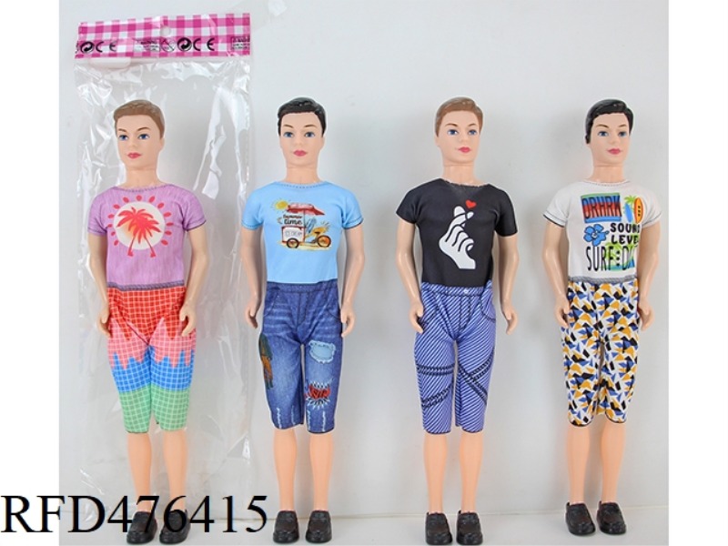 11.5 INCH 30 CM 5 JOINTS SOLID BODY COLOR PRINTING EYE CASUAL CLOTHES MALE BARBIE DOLL ASSORTED