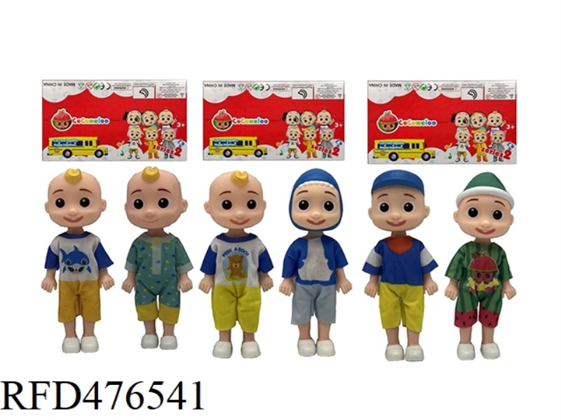THE 4TH GENERATION 6 INCH SOLID BODY COCOMELON DOLL DOUBLE 6 MIXED