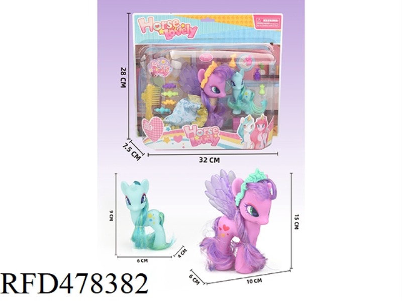 UNICORN ORNAMENT SET