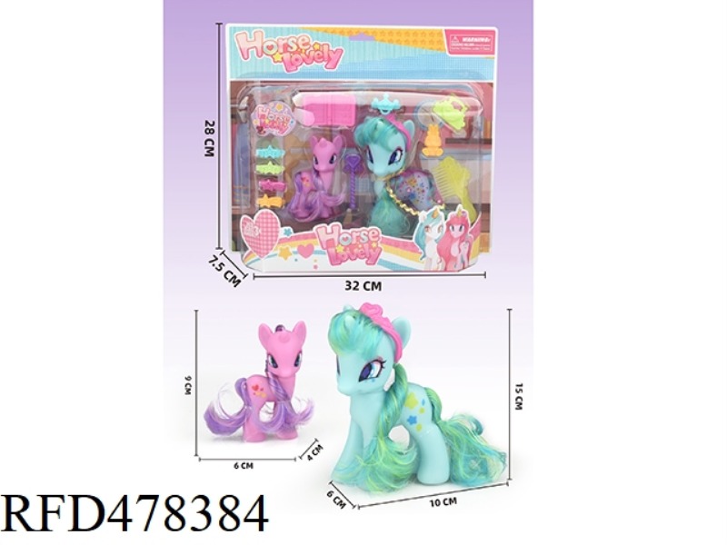 UNICORN ORNAMENT SET