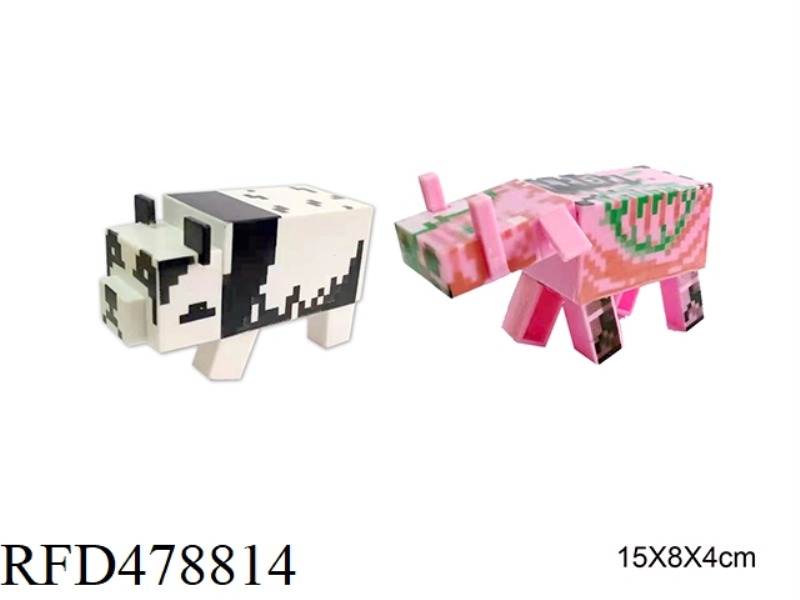 4.5 INCH MINECRAFT ANIMAL SINGLE BAG 2 MIXED