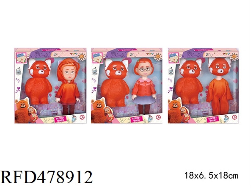 6 INCH YOUTH DEFORMATION DOLL PLUS VINYL BEARS 2 PACK VINYL BEARS WITH THEME SONG MUSIC (3 MIXED)
