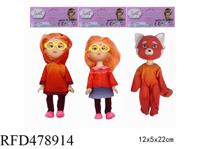 6 INCH REAL BODY YOUTH DEFORMATION DOLL 3 MIXES