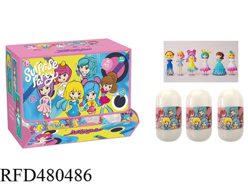 CAPSULE DRAG DOLL 36PCS
