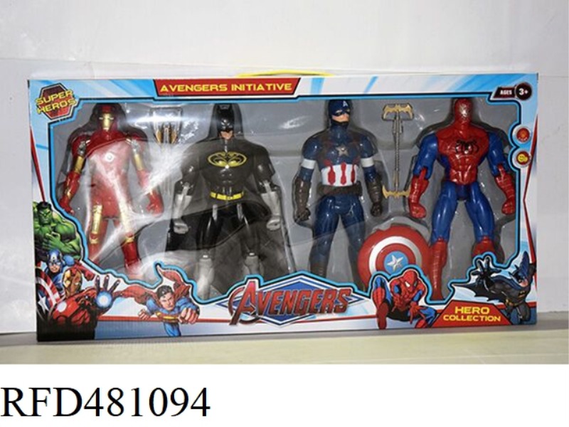 SUPERMAN, HULK, THOR, SPIDERMAN
