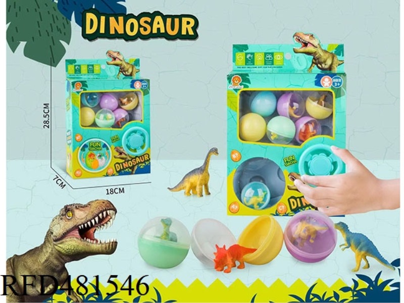 DINOSAUR GACHA MACHINE (8 BALLS)