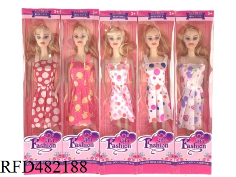 11.5 INCH SOLID BODY FASHION BARBIE DOLL