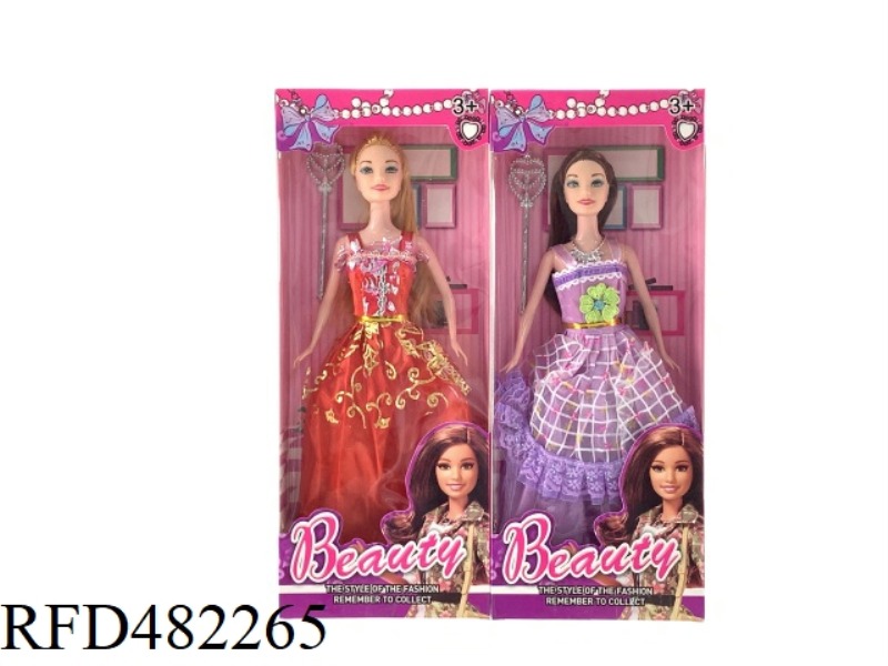 11.5 INCH 5 JOINT BOXED FASHION BARBIE DOLL WITH MAGIC WAND TWO MIXED