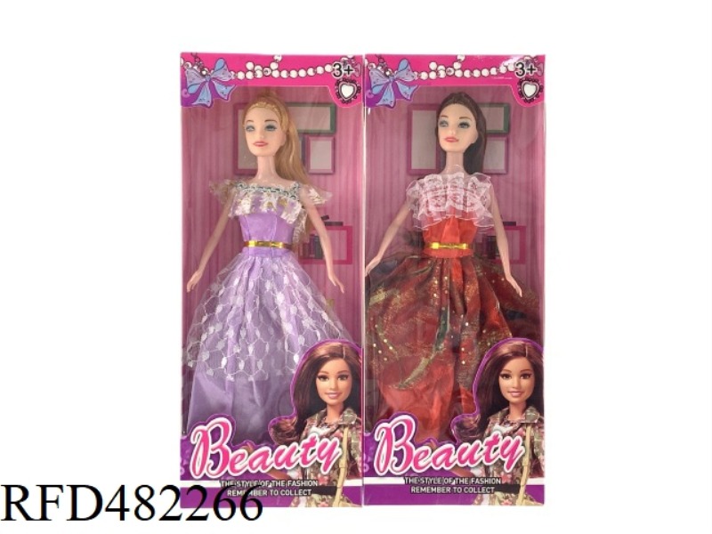 11.5 INCH 5 JOINT BOXED FASHION BARBIE DOLL TWO MIXED