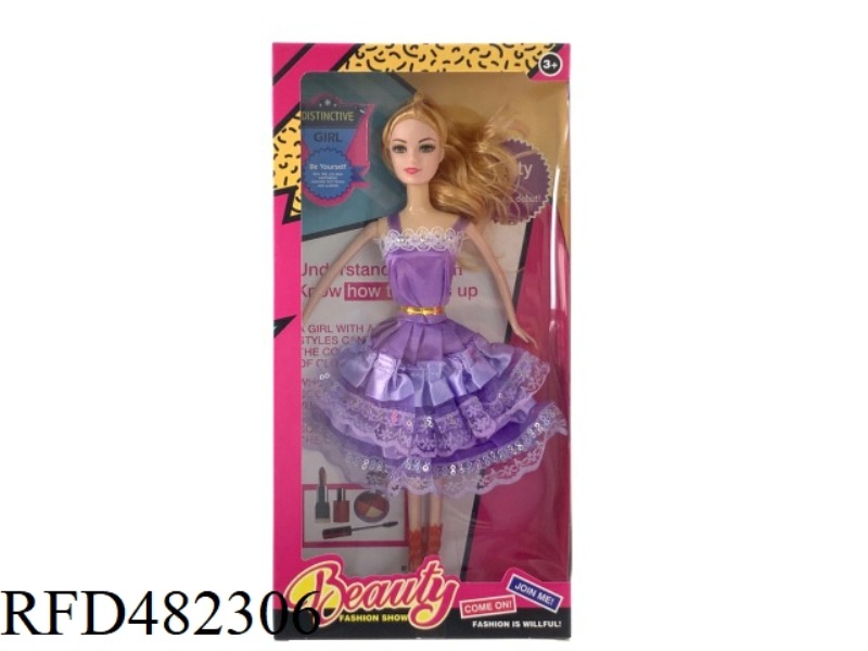 11.5 INCH 6 JOINTS HEAVY BODY FASHION BARBIE DOLL
