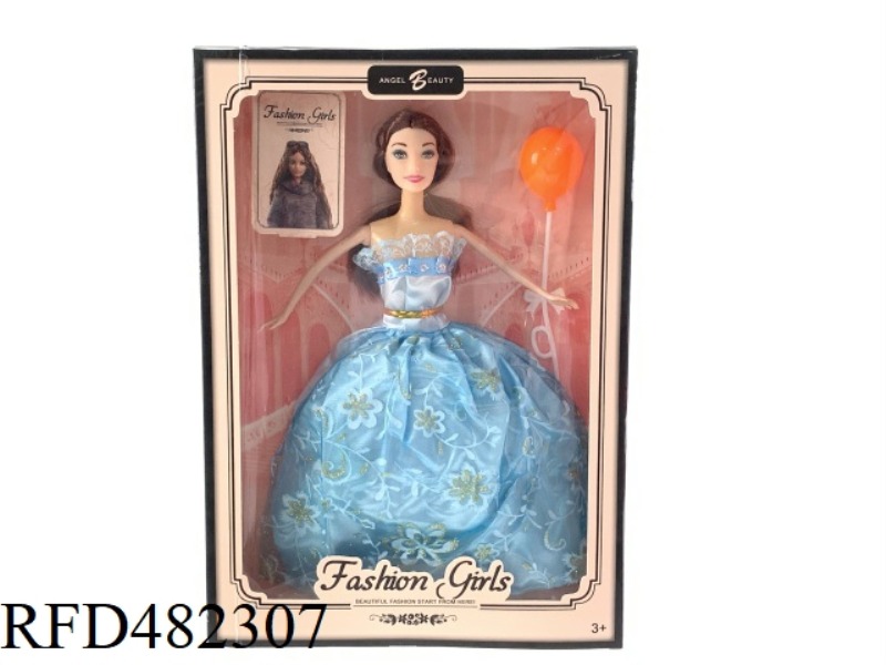 11.5 INCH 6 JOINT HEAVY BODY FASHION EVENING DRESS BARBIE DOLL