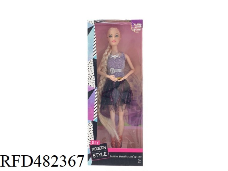 11.5 INCH BIG FEET NINE JOINTS 12 INCHES LONG DISCRIMINATIVE BODY FASHION BARBIE DOLL SUIT