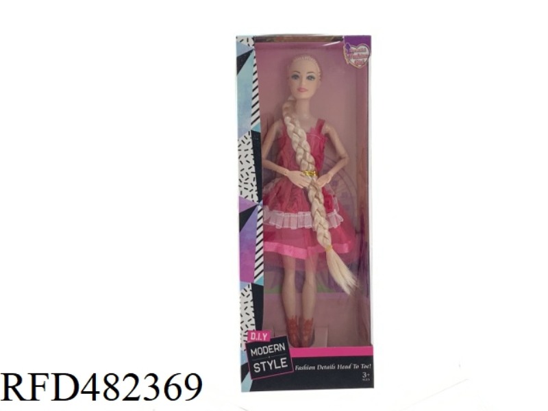 11.5 INCH BIG FEET NINE JOINTS 12 INCHES LONG DISCRIMINATIVE BODY FASHION BARBIE DOLL SUIT