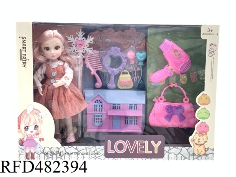 12 INCH SOLID BODY JOINT LEAF LOLI DOLL