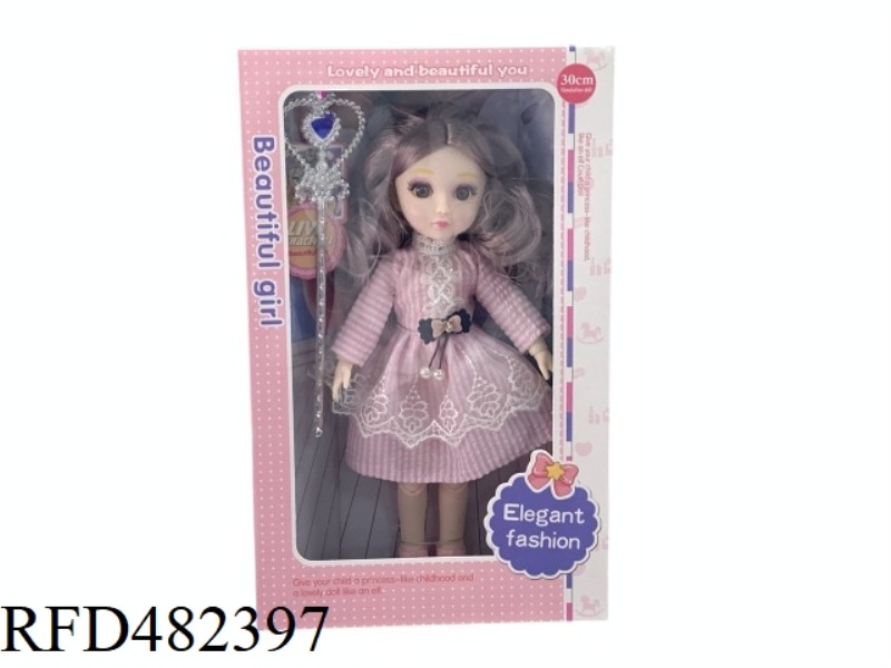 12 INCH SOLID BODY JOINT LEAF LOLI DOLL