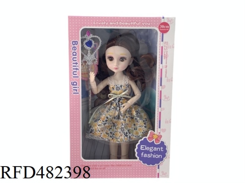 12 INCH SOLID BODY JOINT LEAF LOLI DOLL