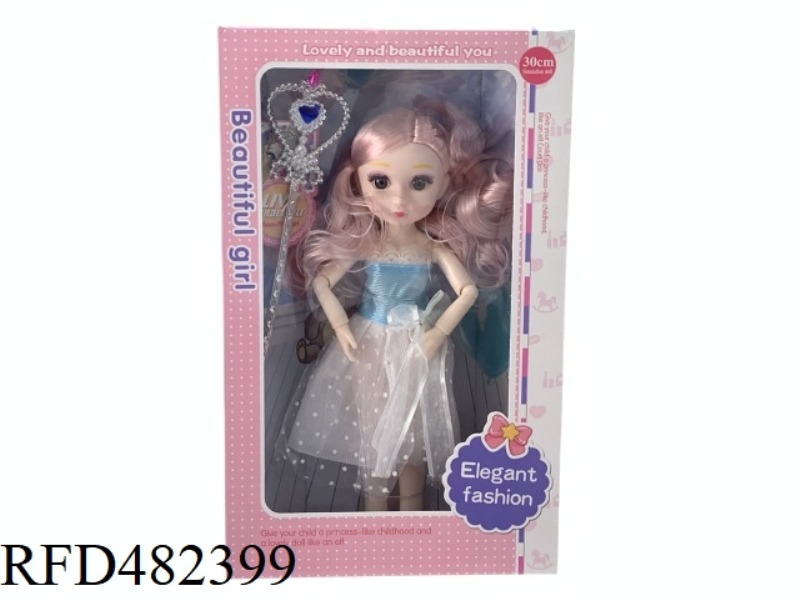 12 INCH SOLID BODY JOINT LEAF LOLI DOLL