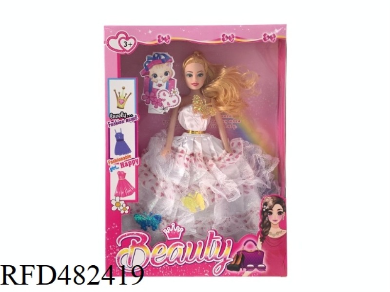 11.5 INCH EMPTY BARBIE FASHION SET