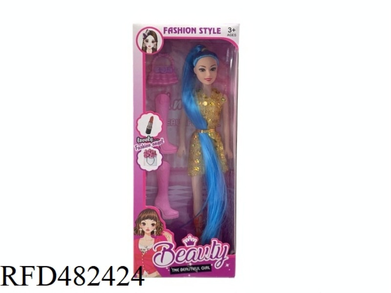 11.5 INCH EMPTY BARBIE FASHION SET CLUTCH SHOES