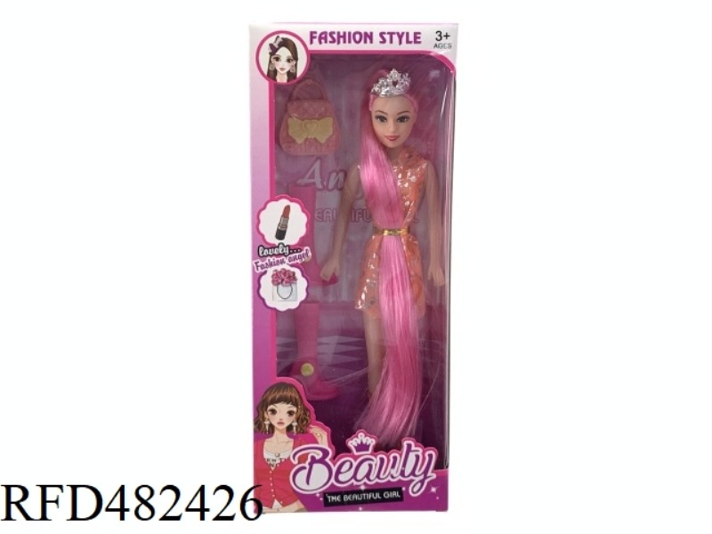 11.5 INCH EMPTY BARBIE FASHION SET CLUTCH SHOES
