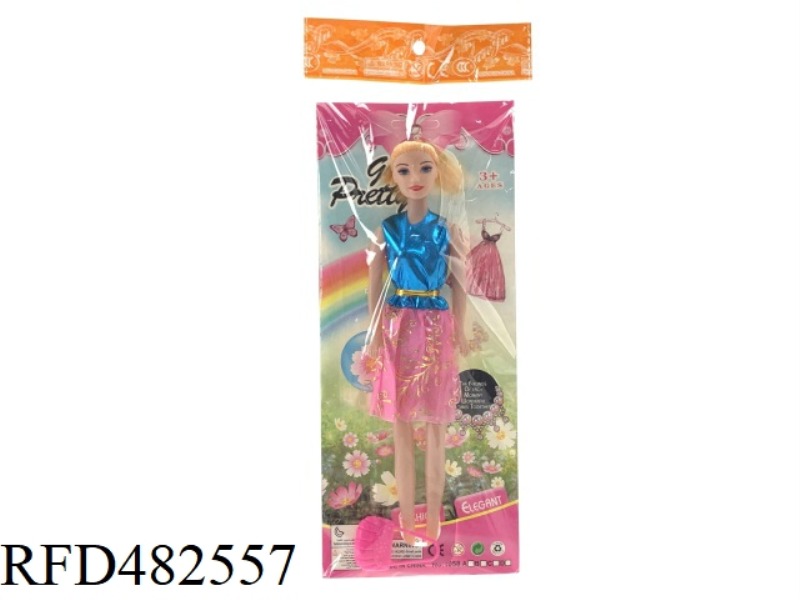 11.5 INCH REAL. EMPTY FASHION TREND BARBIE DOLL WITH HANDBAG