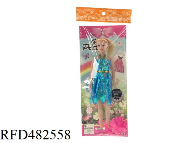 11.5 INCH REAL. EMPTY FASHION TREND BARBIE DOLL WITH COMB