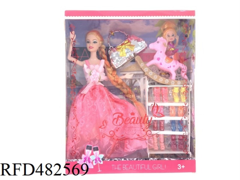 11.5 INCH REAL. EMPTY FASHION TREND BARBIE DOLL WITH COMB