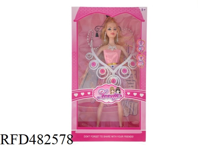 11.5 INCH SOLID BODY FASHION TRENDY BARBIE SUIT