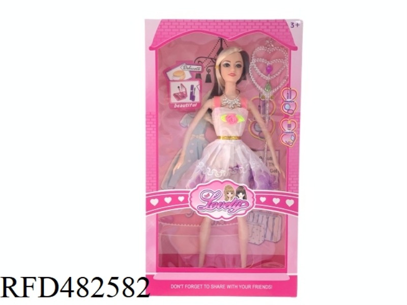 11.5 INCH SOLID BODY FASHION TRENDY BARBIE SUIT
