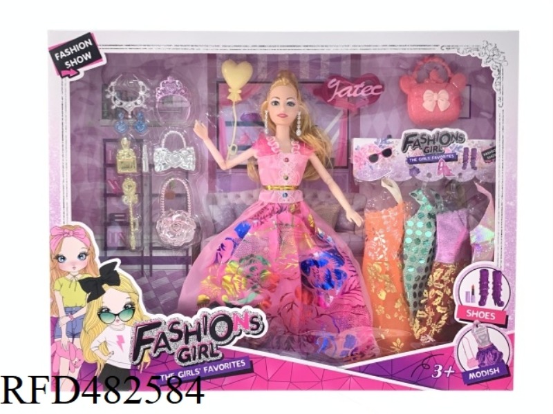 11.5 INCH SOLID BODY FASHION TRENDY BARBIE SUIT