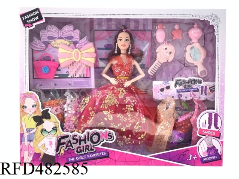 11.5 INCH SOLID BODY FASHION TRENDY BARBIE SUIT
