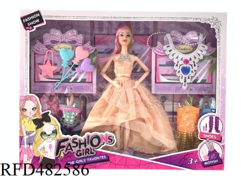 11.5 INCH SOLID BODY FASHION TRENDY BARBIE SUIT